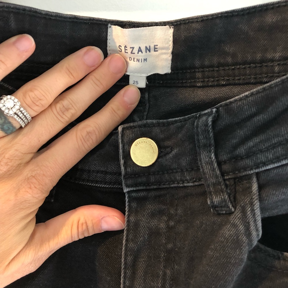 Sezane black jeans